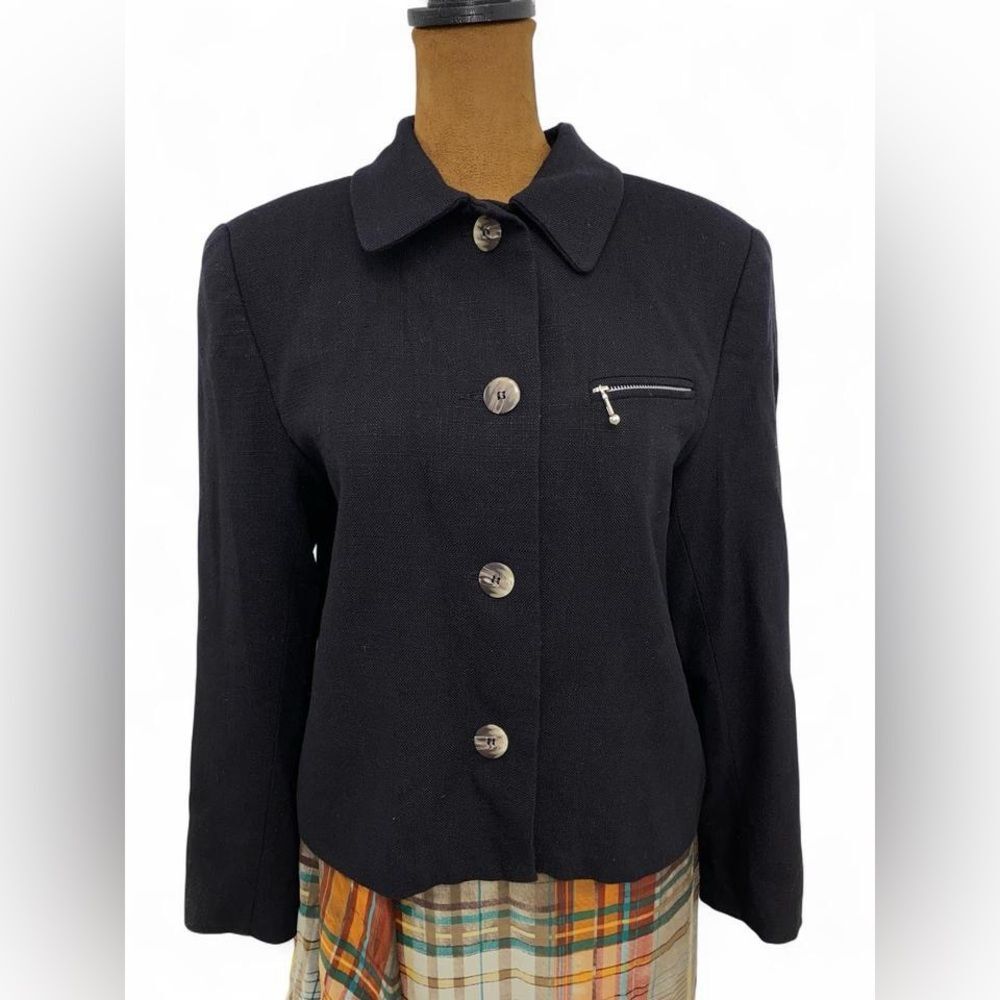 Vintage Structured Retro Office Work Career Whimsigoth Blazer